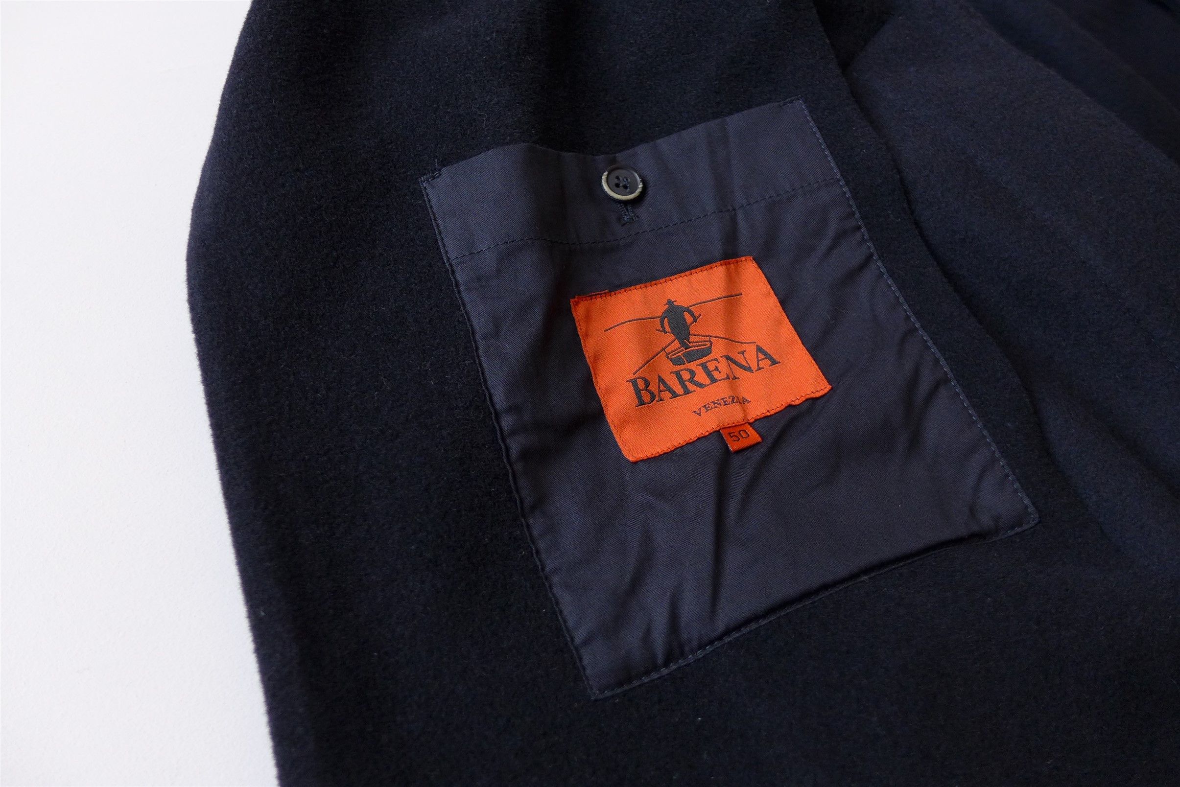 Barena Barena Oversized Arctic Peacoat - Navy Wool Size US XL / EU 56 / 4 - 16 Thumbnail