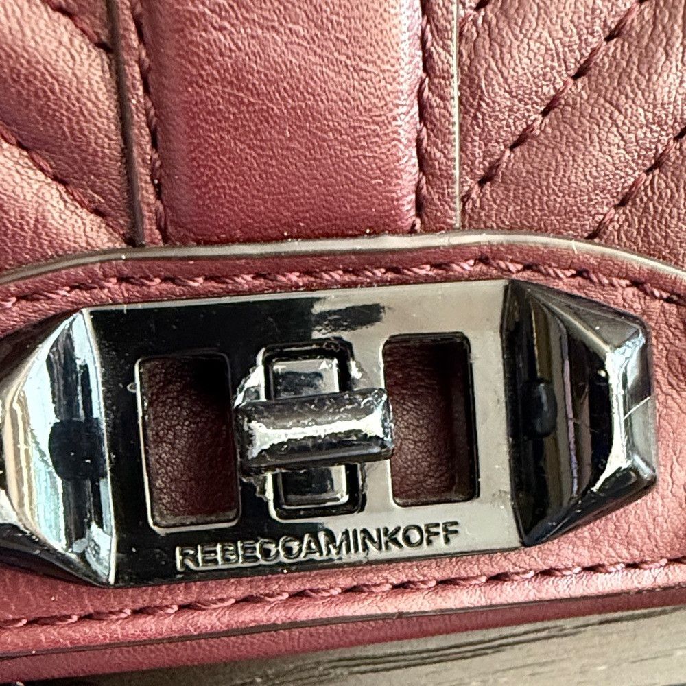 Rebecca Minkoff Rebecca Minkoff Women’s Crossbody Bag Dark Burgundy Leather Size ONE SIZE - 2 Thumbnail