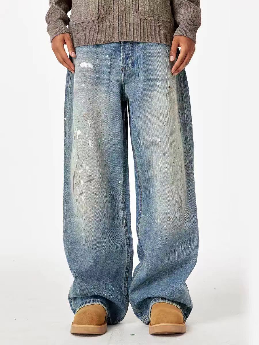 Japanese Brand × Vintage Street Hip Hop Graffiti Washed Relaxed Jeans Size US 28 / EU 44 - 1 Thumbnail