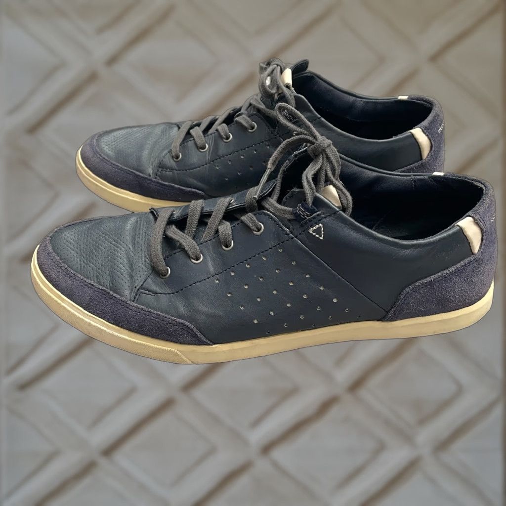 Cole Haan Cole Haan Grand OS Leather Sneaker Mens 10M Navy Blue Lace Up Low Top Size US M / EU 48-50 / 2 - 1 Thumbnail