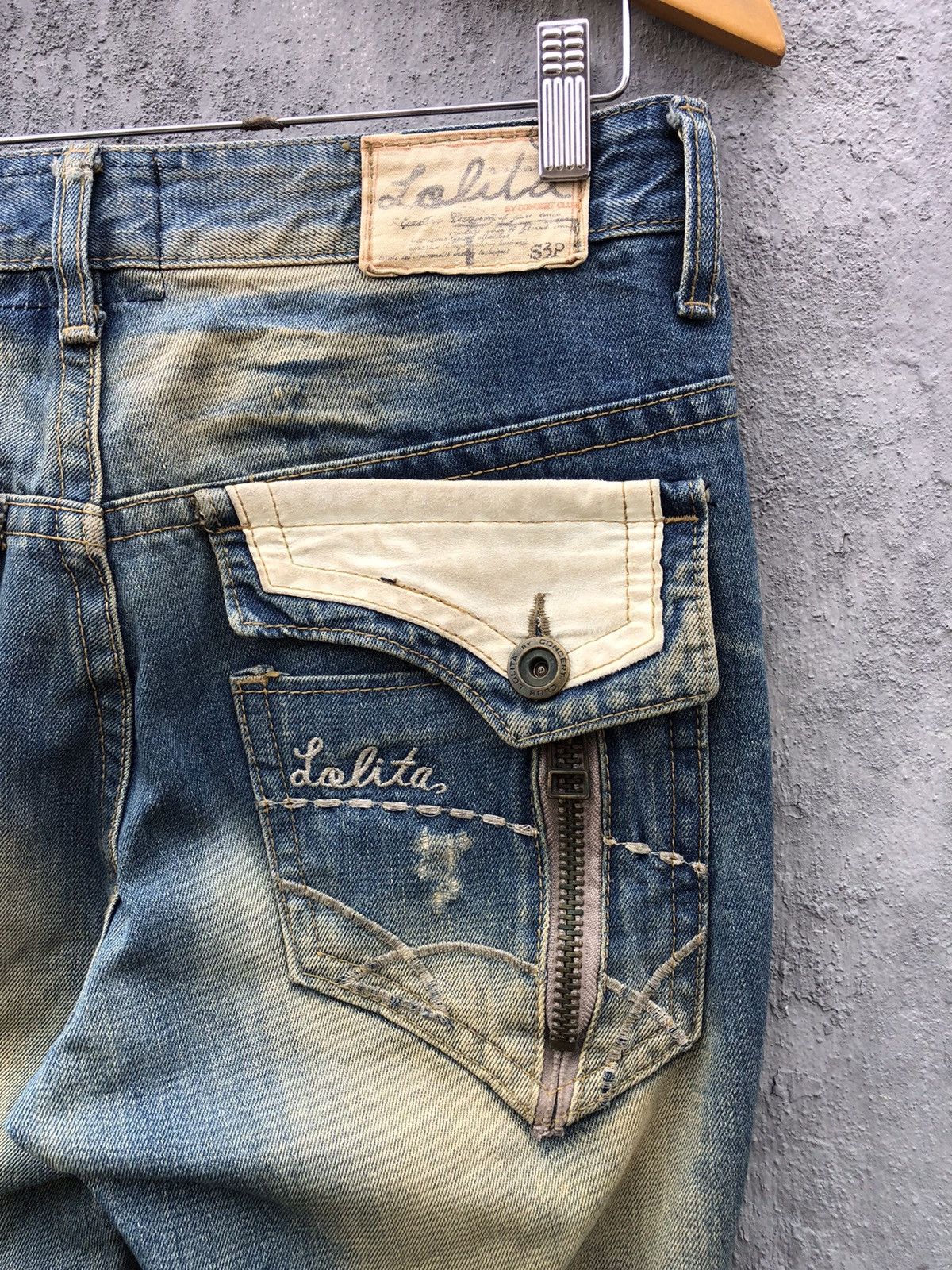 If Six Was Nine Lolita Flared Jeans Size US 31 - 12 Thumbnail
