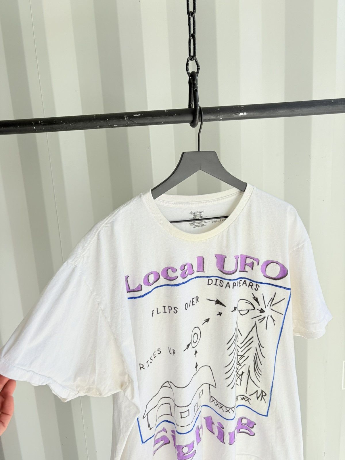 Vintage Thrashed UFO Faded Distressed ERD Grunge Band WCC HARLEY Size US XXL / EU 58 / 5 - 2 Thumbnail
