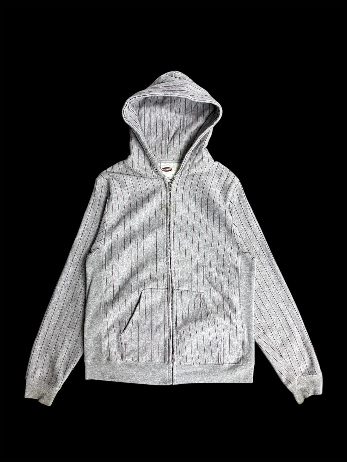 Japanese Brand × MasterPiece Masterpiece Japan Pinstripe Hooded Active Jacket Size US M / EU 48-50 / 2 - 1 Thumbnail