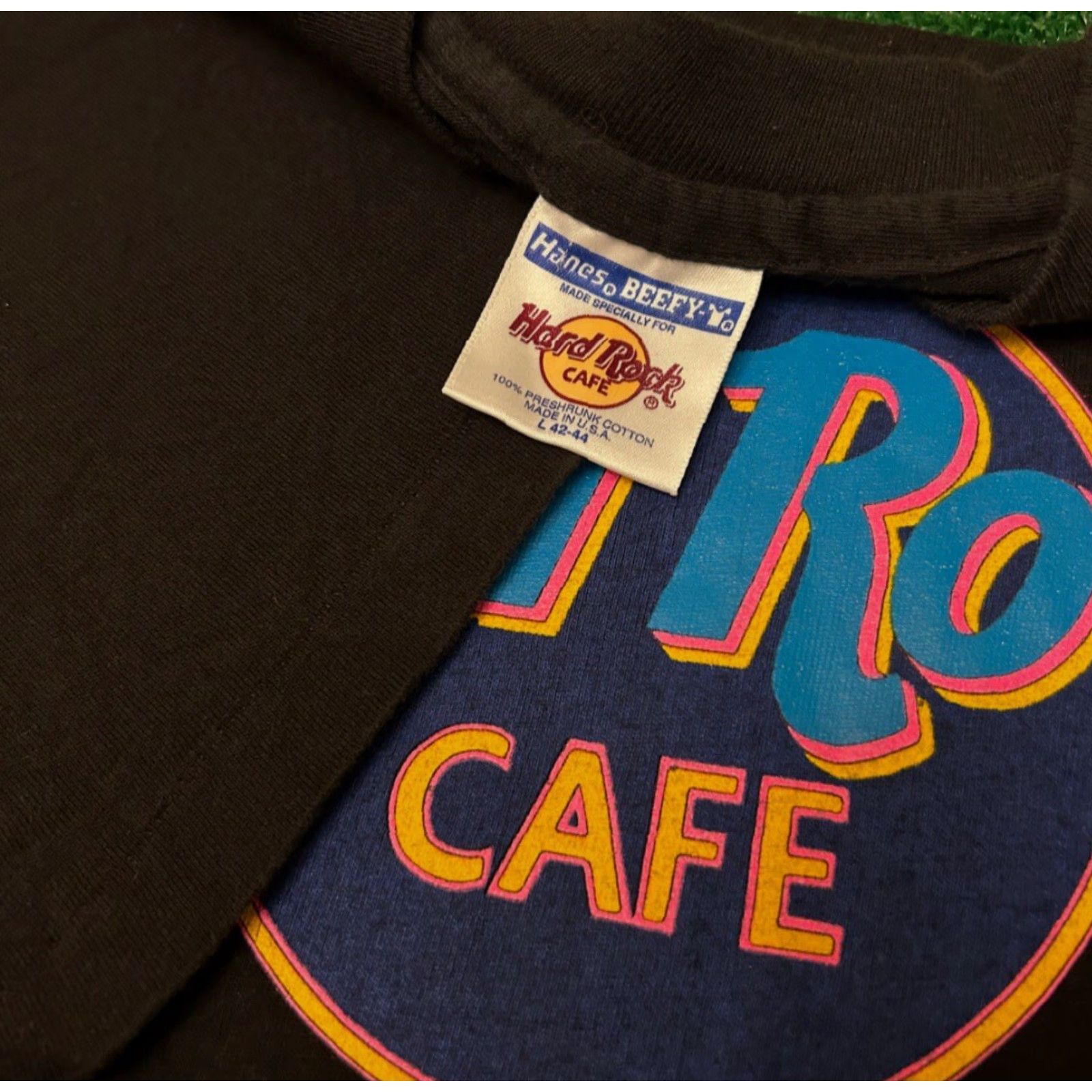 Hard Rock Cafe VINTAGE Hard Rock Cafe Shirt Mens L New Orleans 90s USA Black Short Sleeve Rock Pop Culture 1990s Size US L / EU 52-54 / 3 - 2 Thumbnail