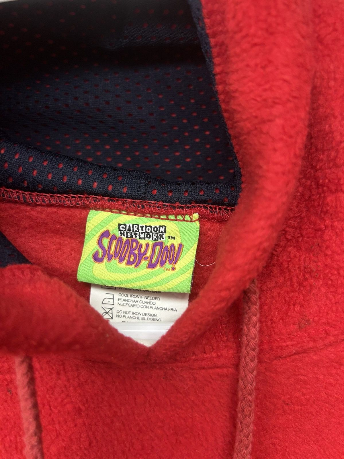 Cartoon Network Vintage Scooby Doo Embroidered Red Fleece Hoodie Size US M / EU 48-50 / 2 - 6 Thumbnail