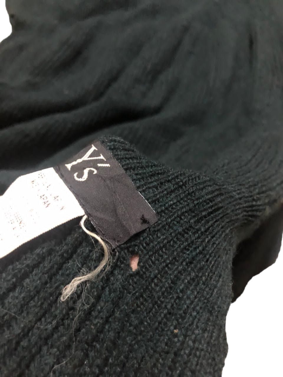 Y's Y’s Yohji Yamamoto Knit Wool Scarf Neckwear Size ONE SIZE - 4 Thumbnail