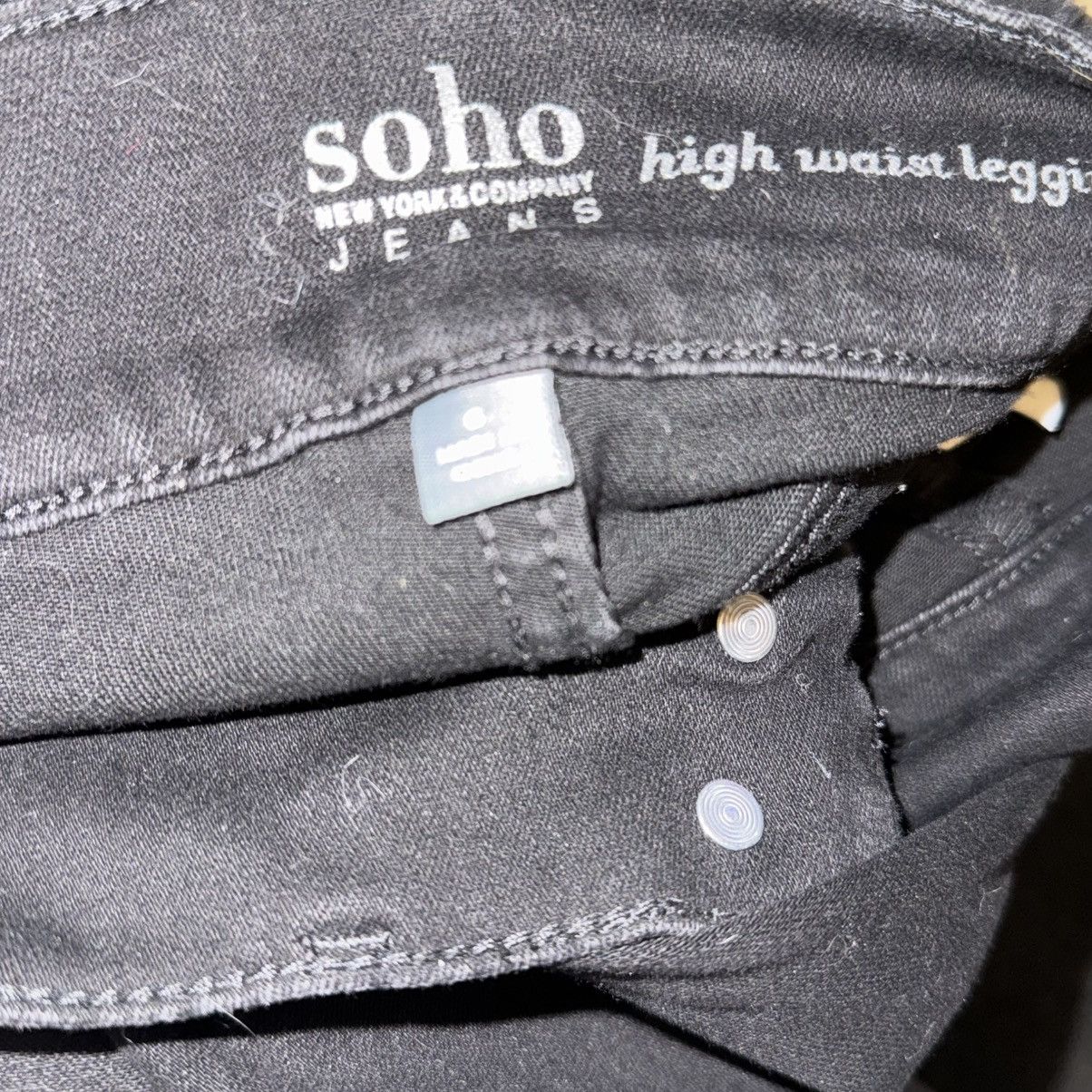 Other Soho black distressed High Waist Legging jeans Size 28" / US 6 / IT 42 - 5 Thumbnail