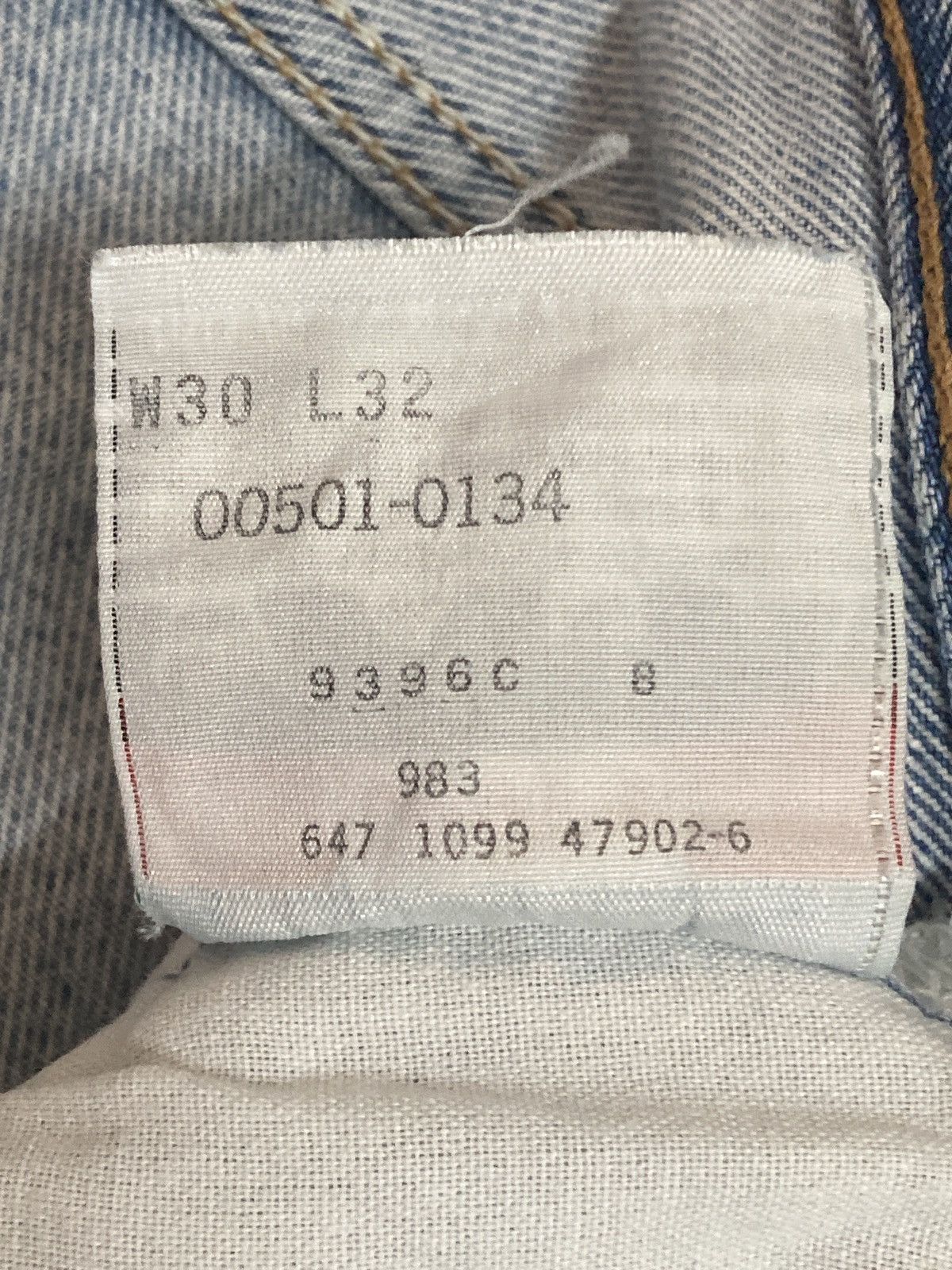 Levi's Vintage 90’s Levis 501 jeans Made in Mexico for Men Size US 30 / EU 46 - 5 Thumbnail