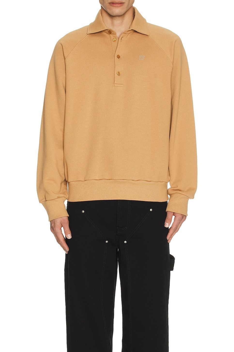 Givenchy o1srvl11e0825 Polo Shirt in Beige Size US M / EU 48-50 / 2 - 4 Thumbnail