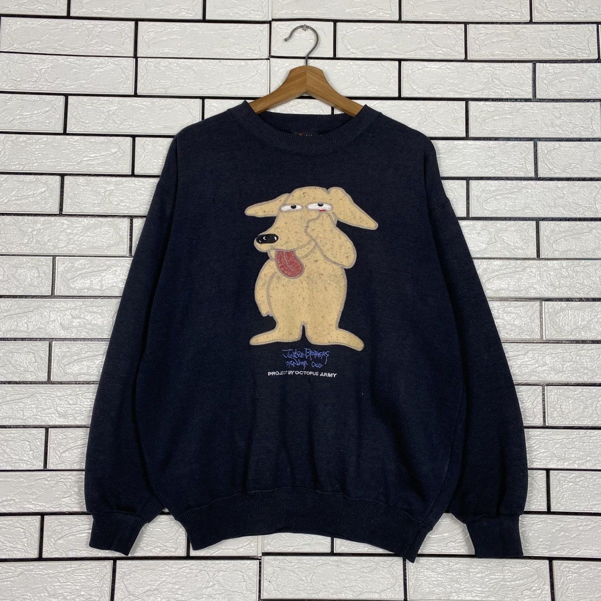 Japanese Brand Vintage Sweatshirt Octopus Army Big Logo Design Size US M / EU 48-50 / 2 - 2 Thumbnail