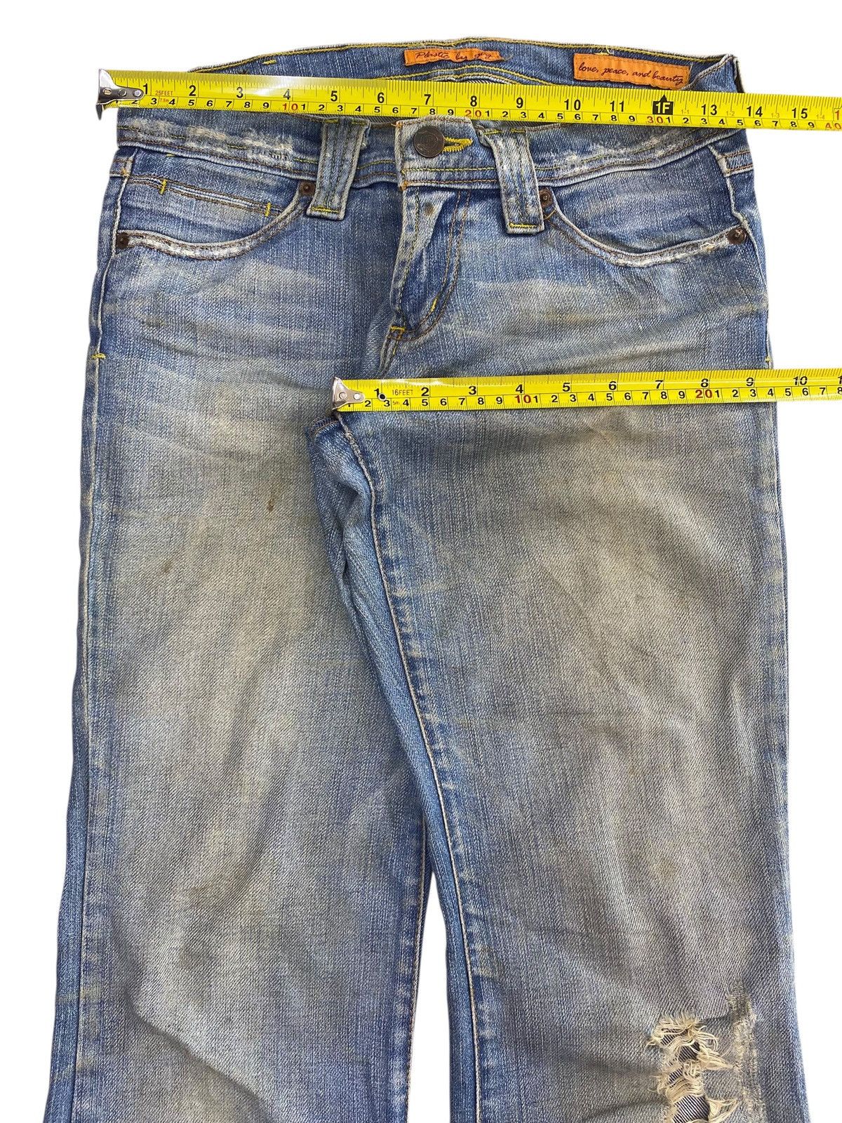 Japanese Brand Japanese Brand Faded Wash Style Flare Jeans Size US 28 / EU 44 - 5 Thumbnail