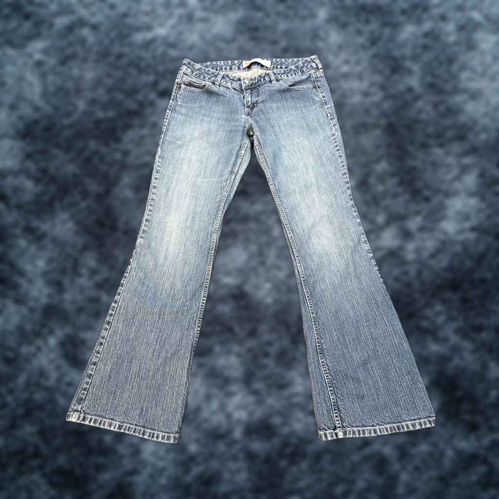 Route 66 VINTAGE Route 66 Jeans Womens Bootcut Low Rise Embroidered Light Wash 32in 30in Inseam Bohemian Distressed Size 24" / US 00 / IT 34 - 1 Thumbnail