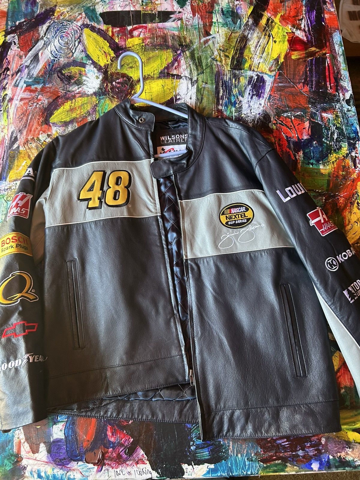 NASCAR Vintage nascar leather Size US M / EU 48-50 / 2 - 2 Thumbnail