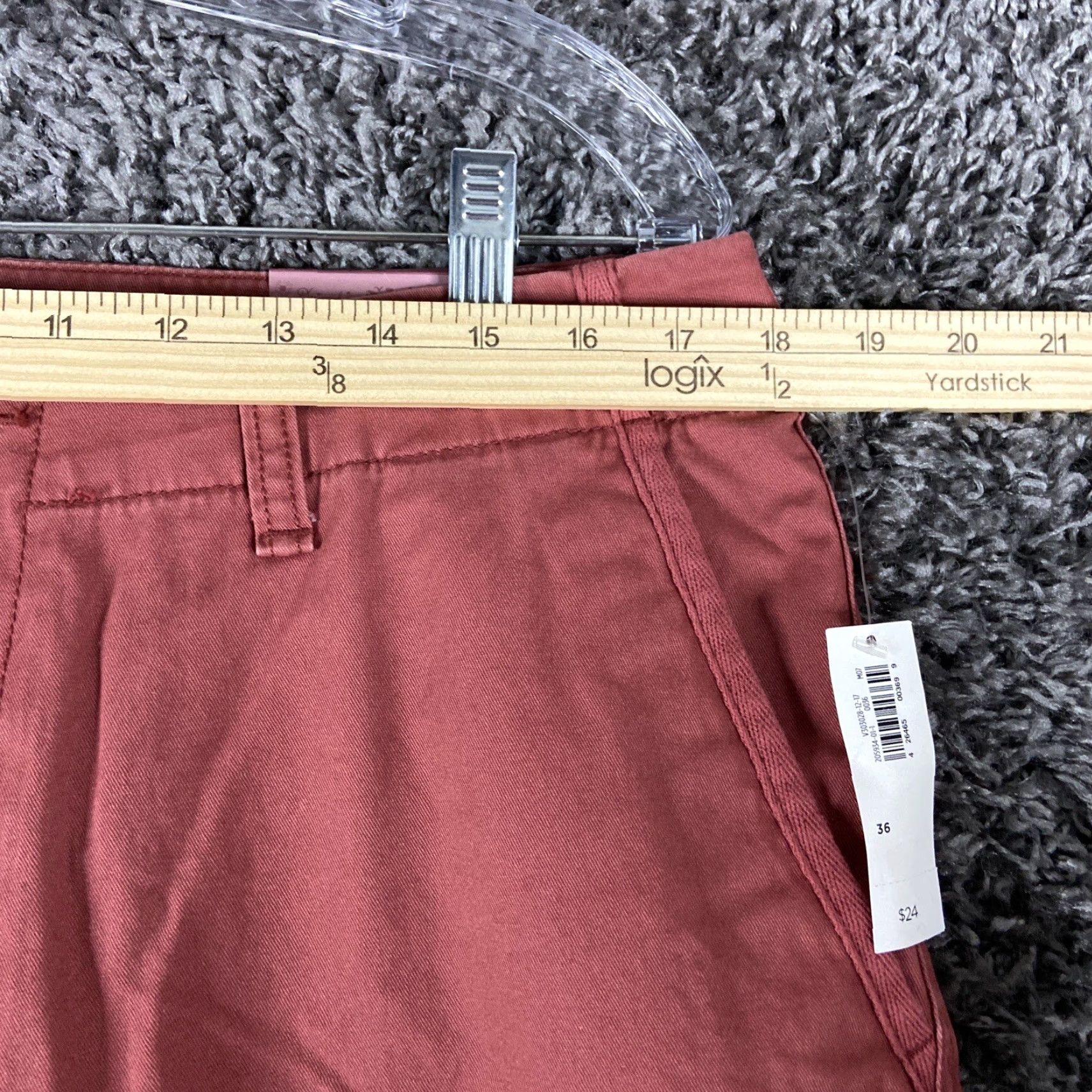 Old Navy Old Navy Red Orange Chino Shorts with Pockets Men's Size 36 Regular Size US 36 / EU 52 - 7 Thumbnail