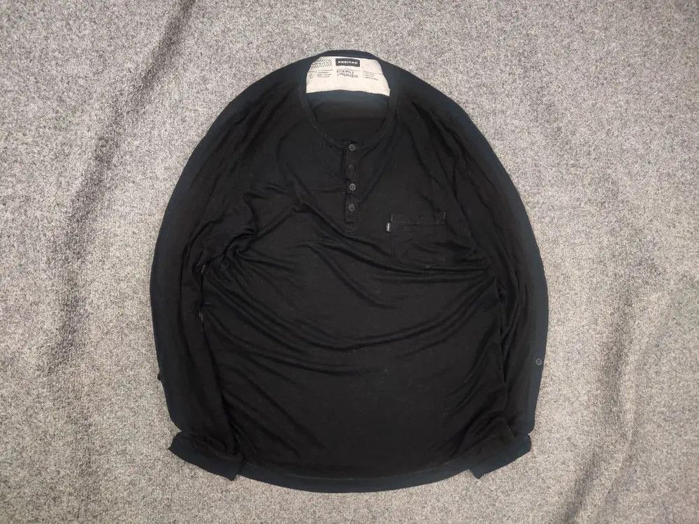 Freitag Freitag E750 Male Black Linen-Modal true hemp Long sleeve Size US M / EU 48-50 / 2 - 1 Thumbnail