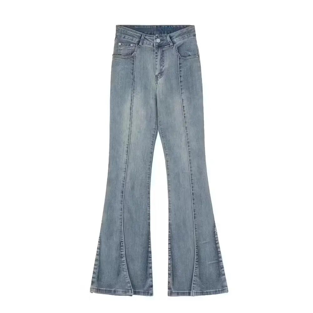 image of Vintage Patchwork Denim Bell-Bottoms, Men's (Size 32)