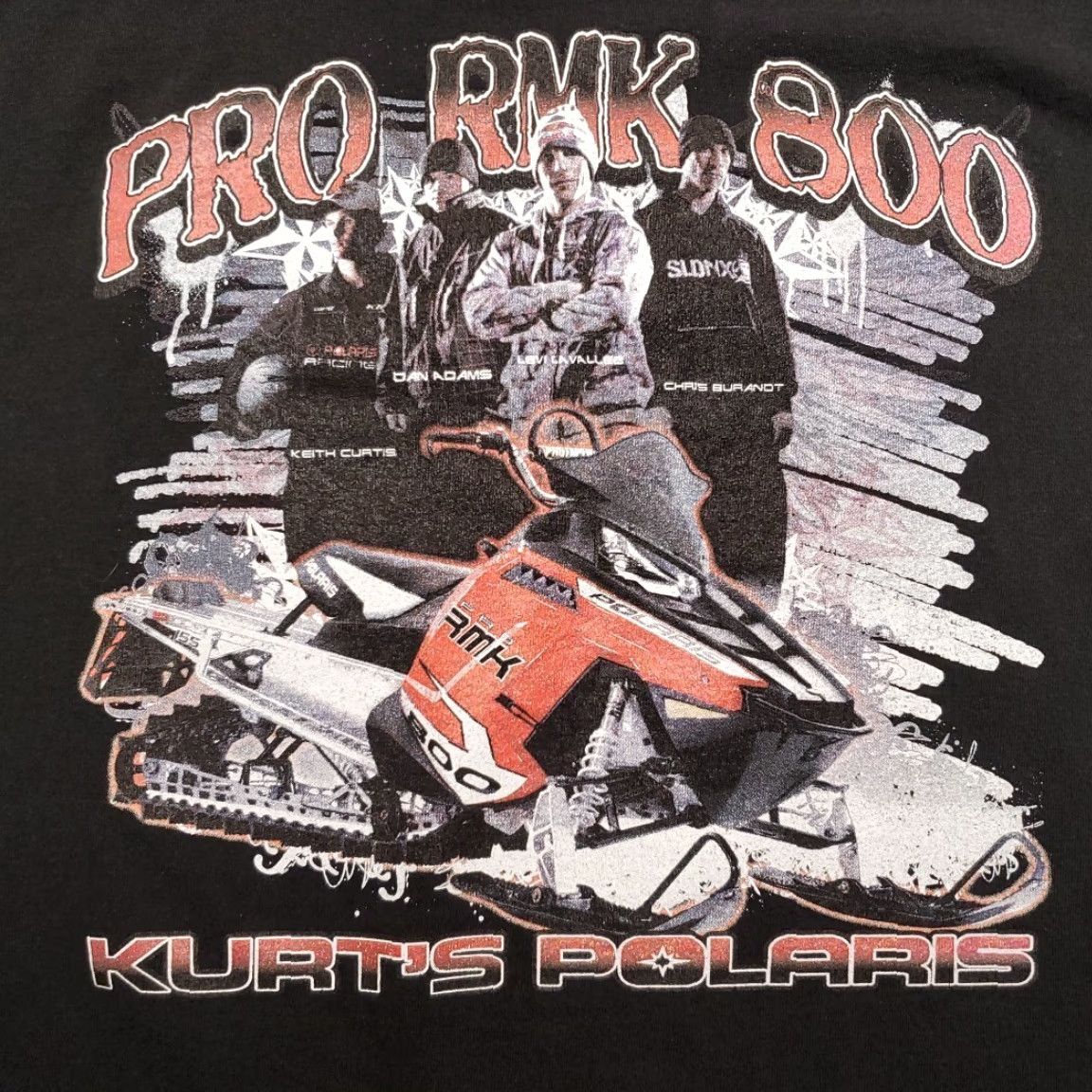 Port & Company Polaris Pro RMK 800 Snowmobiling Shirt Mens L Black Mountain Deep Snow Climb 90s USA American Snowmobiling Shirt Mens L Black Size US L / EU 52-54 / 3 - 5 Thumbnail