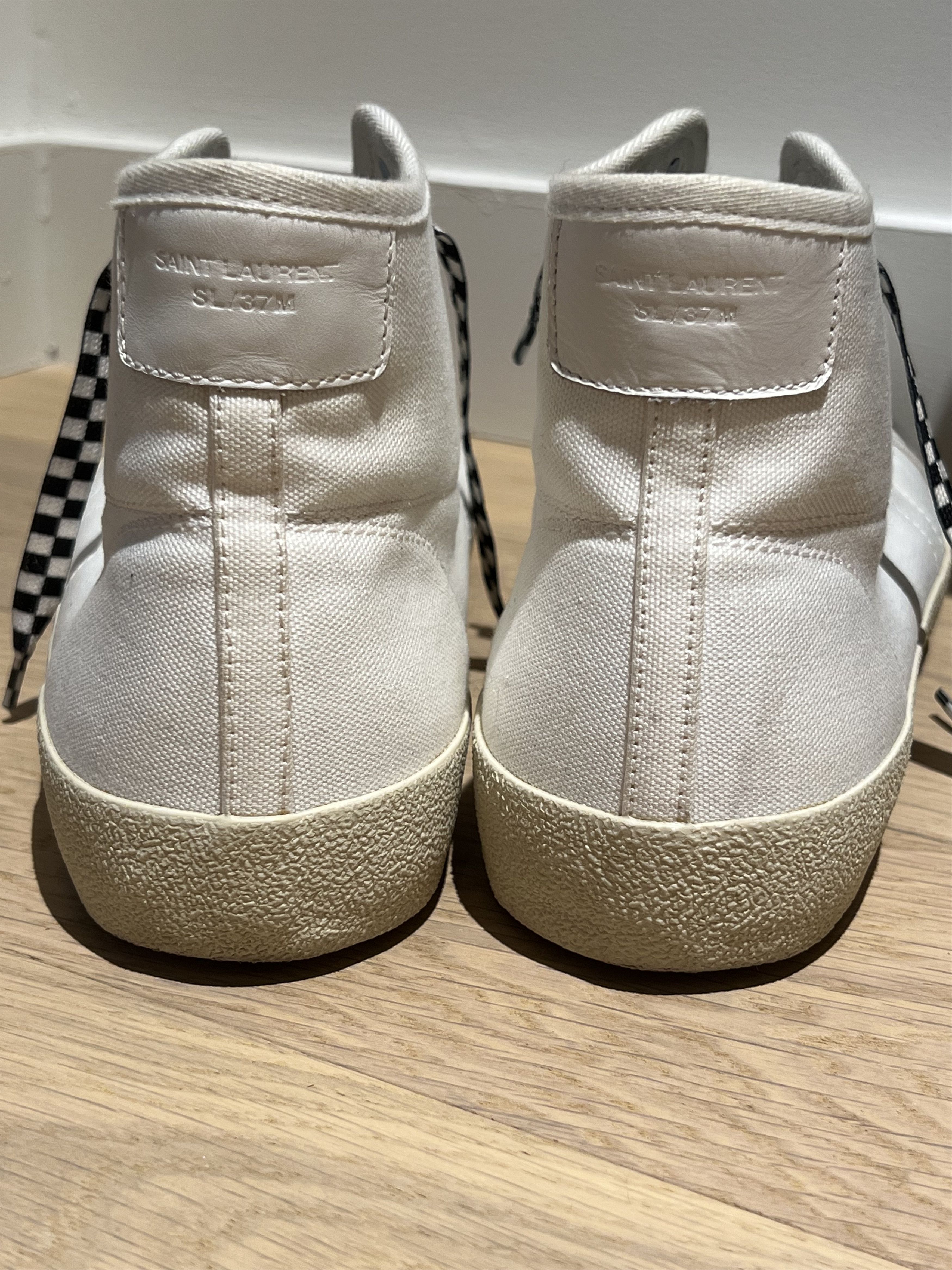 Saint Laurent Paris SURF SOUND CANVAS SNEAKERS STUDS Size US 12 / EU 45 - 5 Thumbnail
