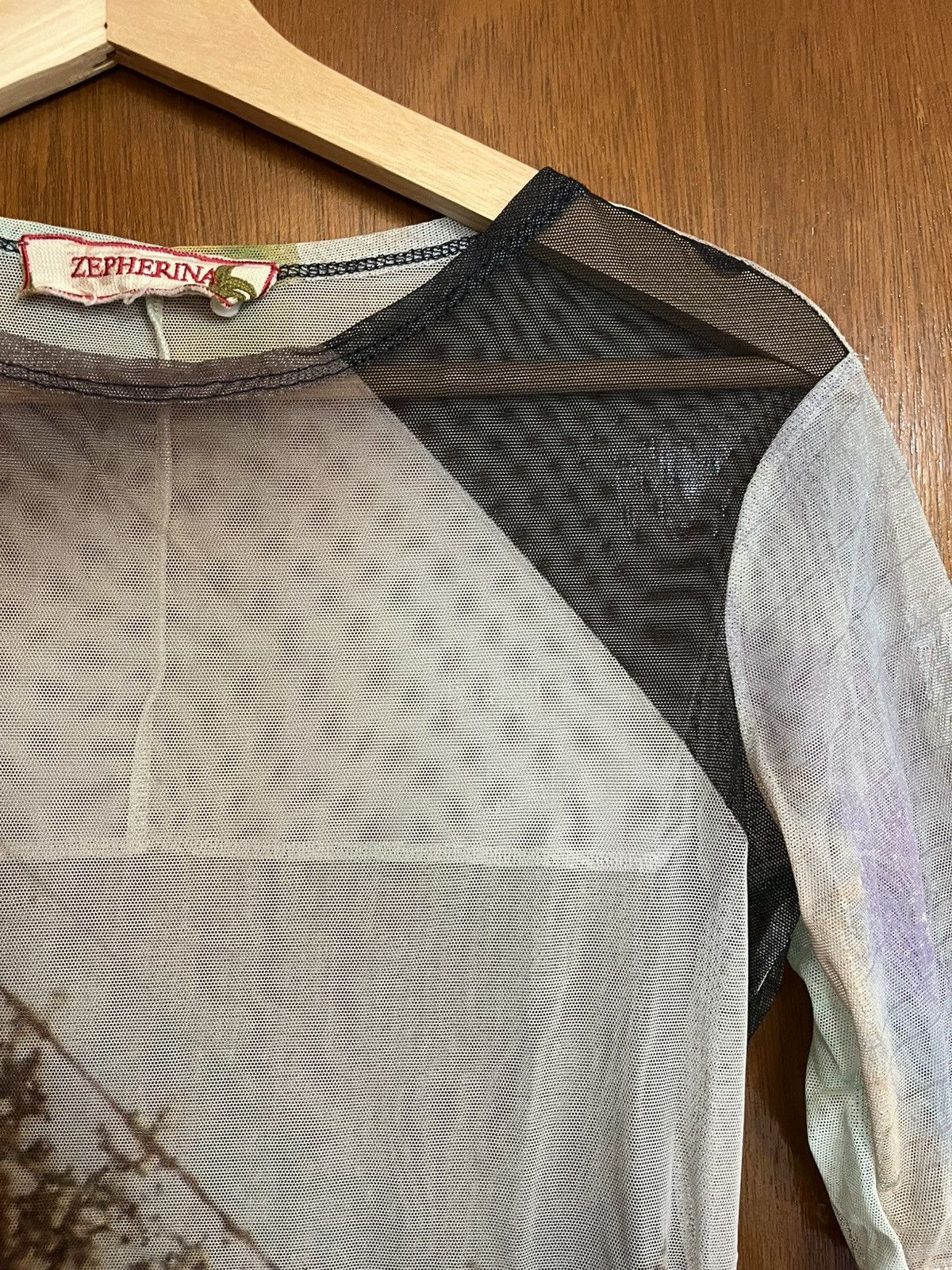 Other Zepherina Mesh Print Shirt Size ONE SIZE - 5 Thumbnail