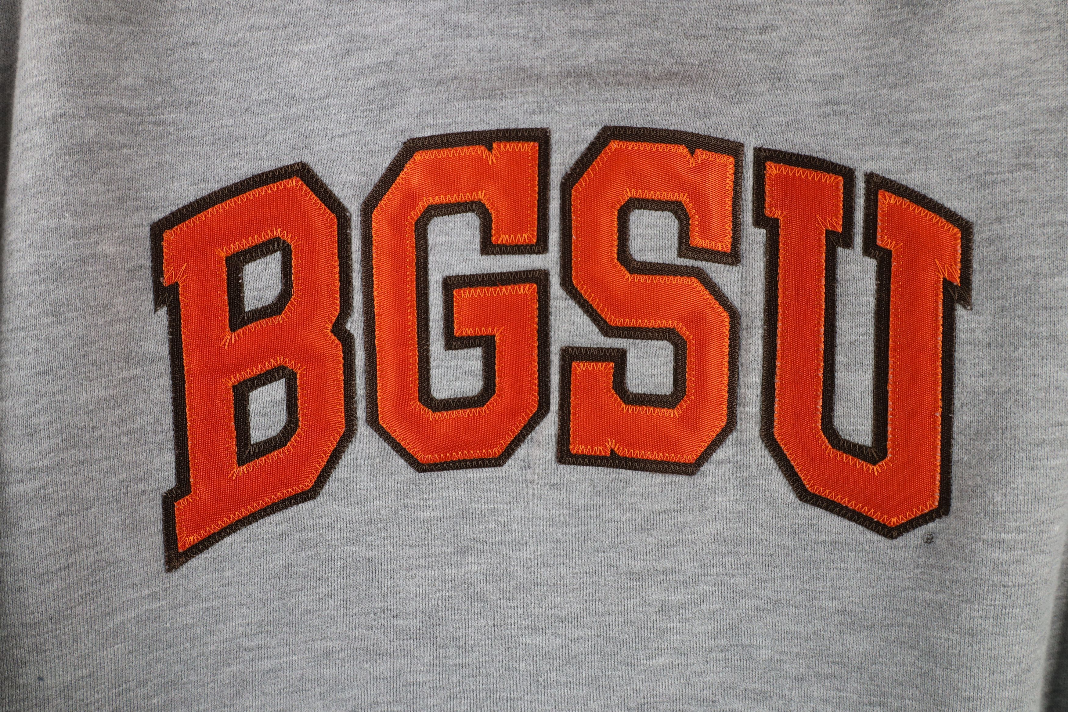 Vintage Vintage 90s Green State University Hoodie Sweatshirt Gray Size US L / EU 52-54 / 3 - 4 Thumbnail