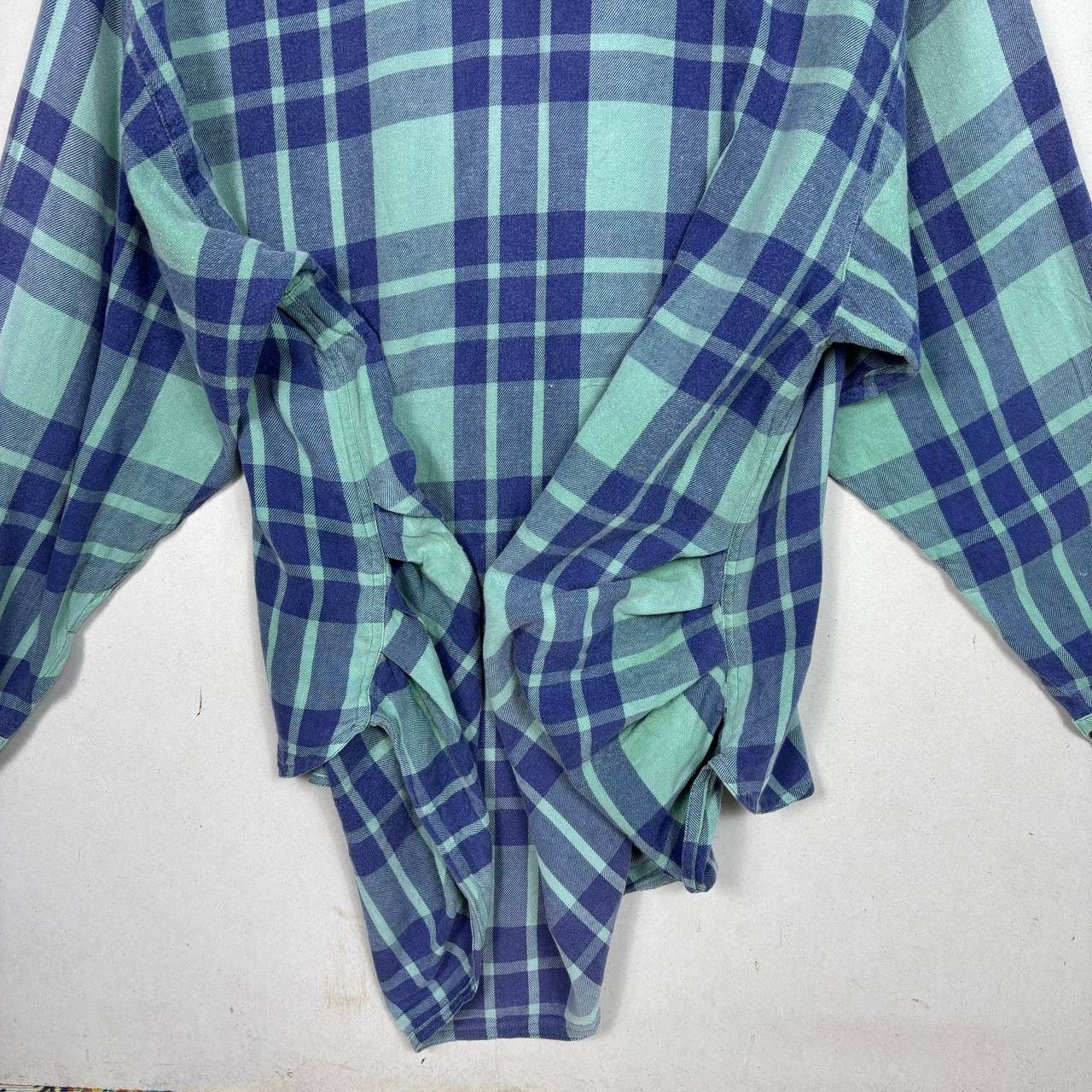 Issey Miyake Issey Miyake I.S. Sport Plaid Half Zip Flannel Shirt Vtg Size US L / EU 52-54 / 3 - 4 Thumbnail