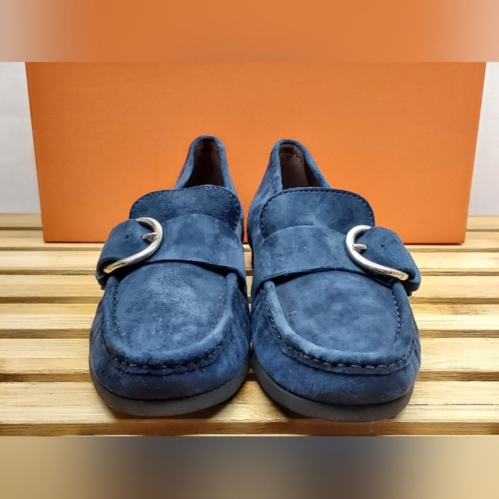 AGL AGL Womens Sapphire Suede Flat Shoes Size6.5 Size US 6.5 / IT 36.5 - 5 Thumbnail