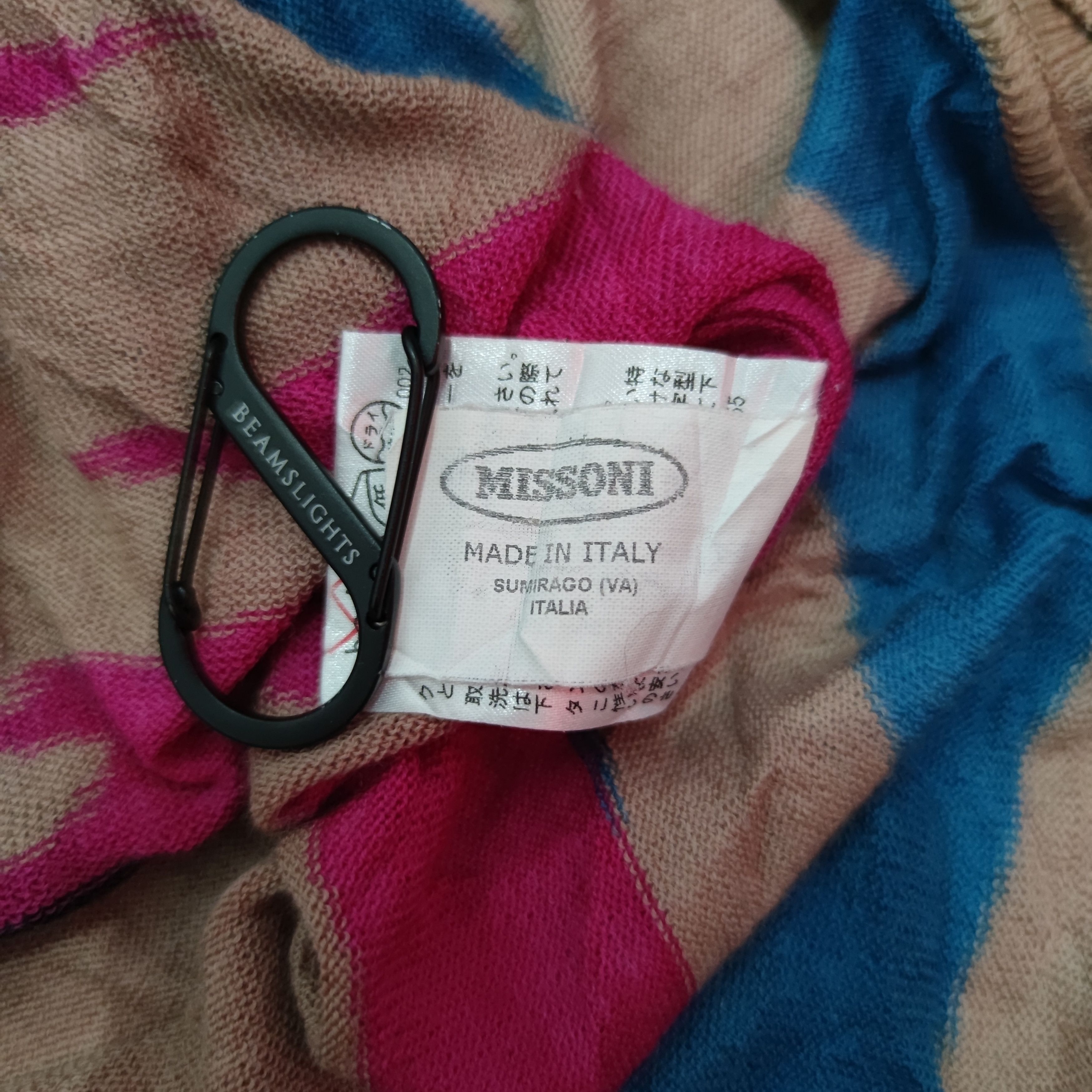 Missoni Rare!! Missoni Nice Design Wool Zip Hoodie Size M / US 6-8 / IT 42-44 - 10 Thumbnail