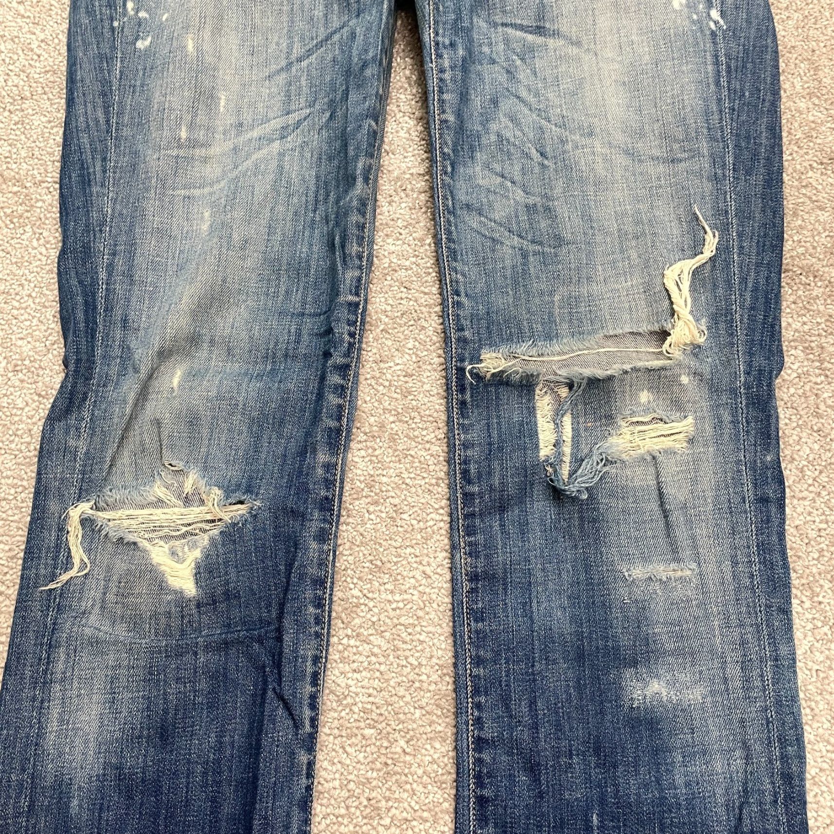 Citizens Of Humanity VINTAGE Citizen of Humanity Ava Straight Leg Jeans Womens 27 Blue Casual Denim 2010s Size 27" / US 4 / IT 40 - 7 Thumbnail