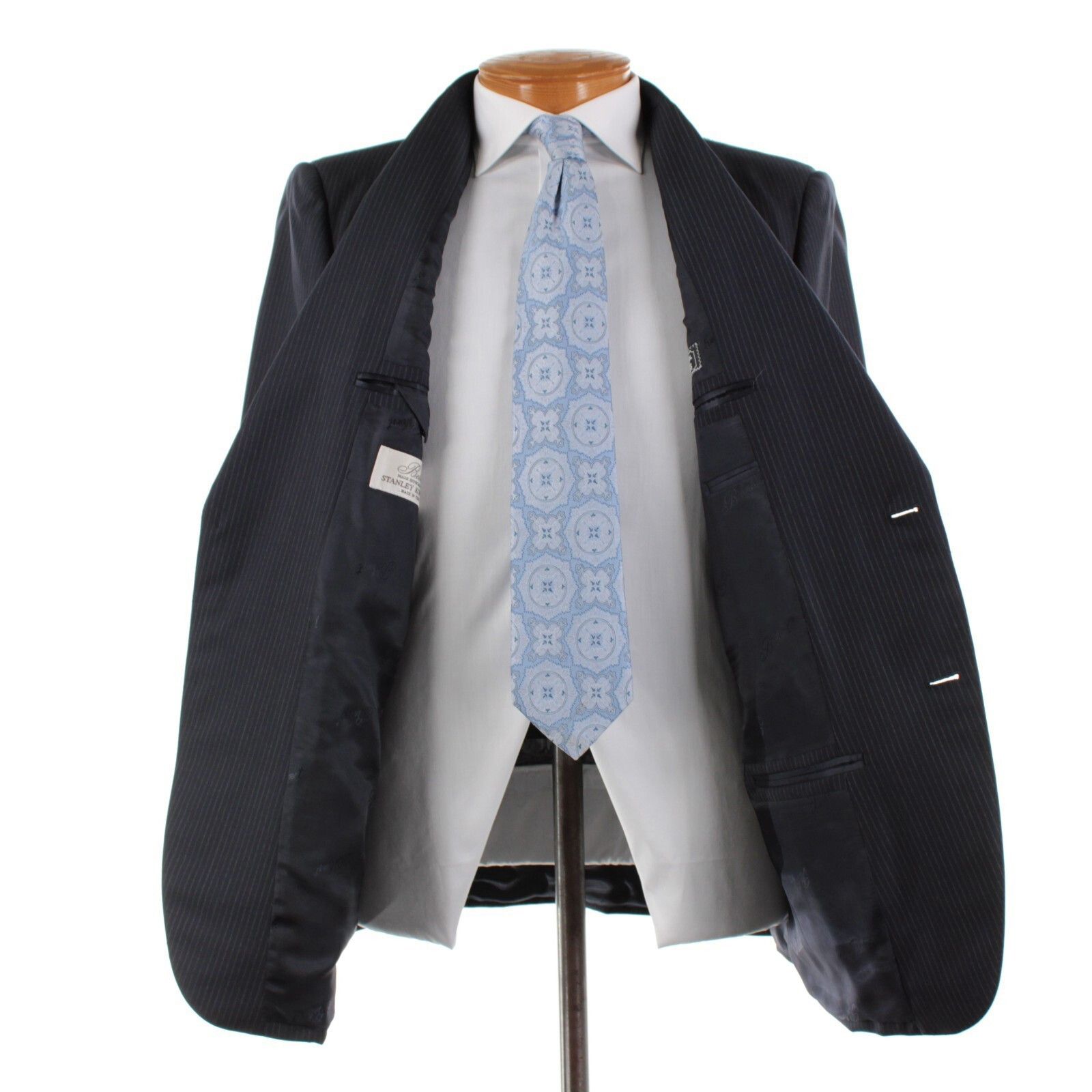 Belvest Belvest Suit Size US 46 Regular in Blue Size 46R - 7 Thumbnail