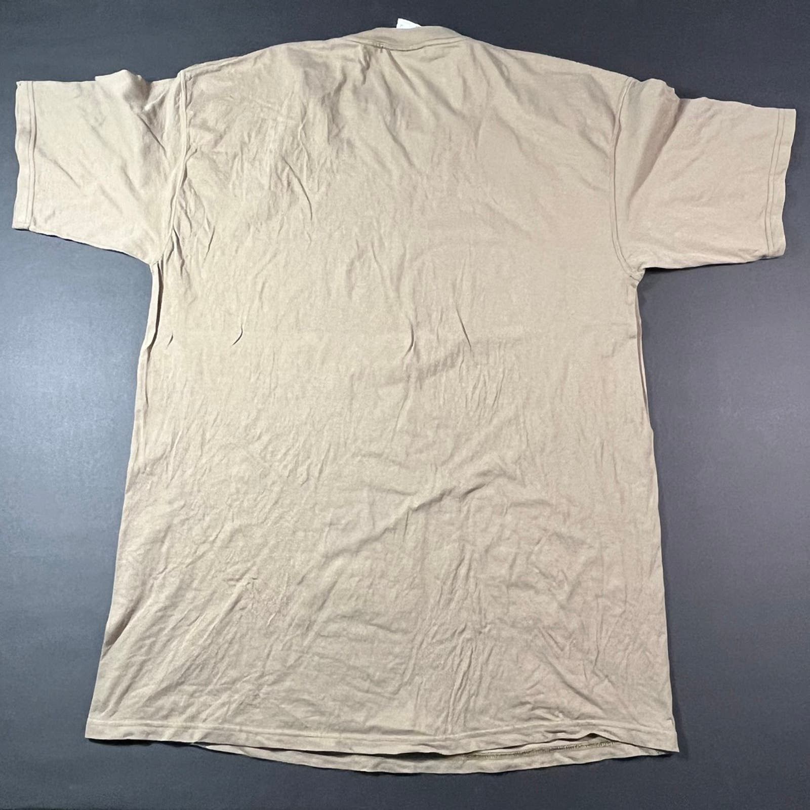 Vintage Vintage 1990’s Made In USA Lee Sport Tan Blank T-shirt XLT Size US XL / EU 56 / 4 - 7 Thumbnail