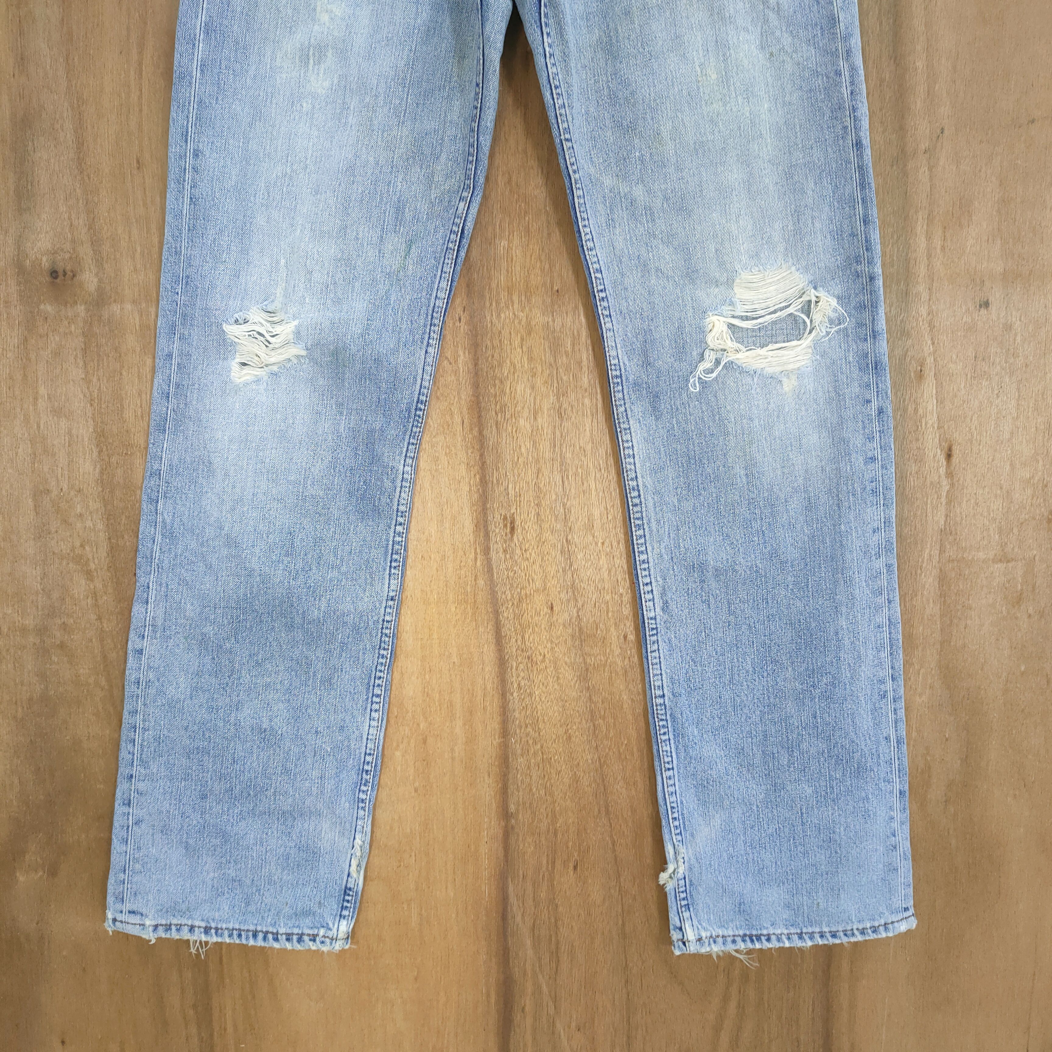 Levi's Vintage Clothing 31×34 💥 VINTAGE LEVI'S DISTRESSED JEANS PANTS Size US 31 - 7 Thumbnail
