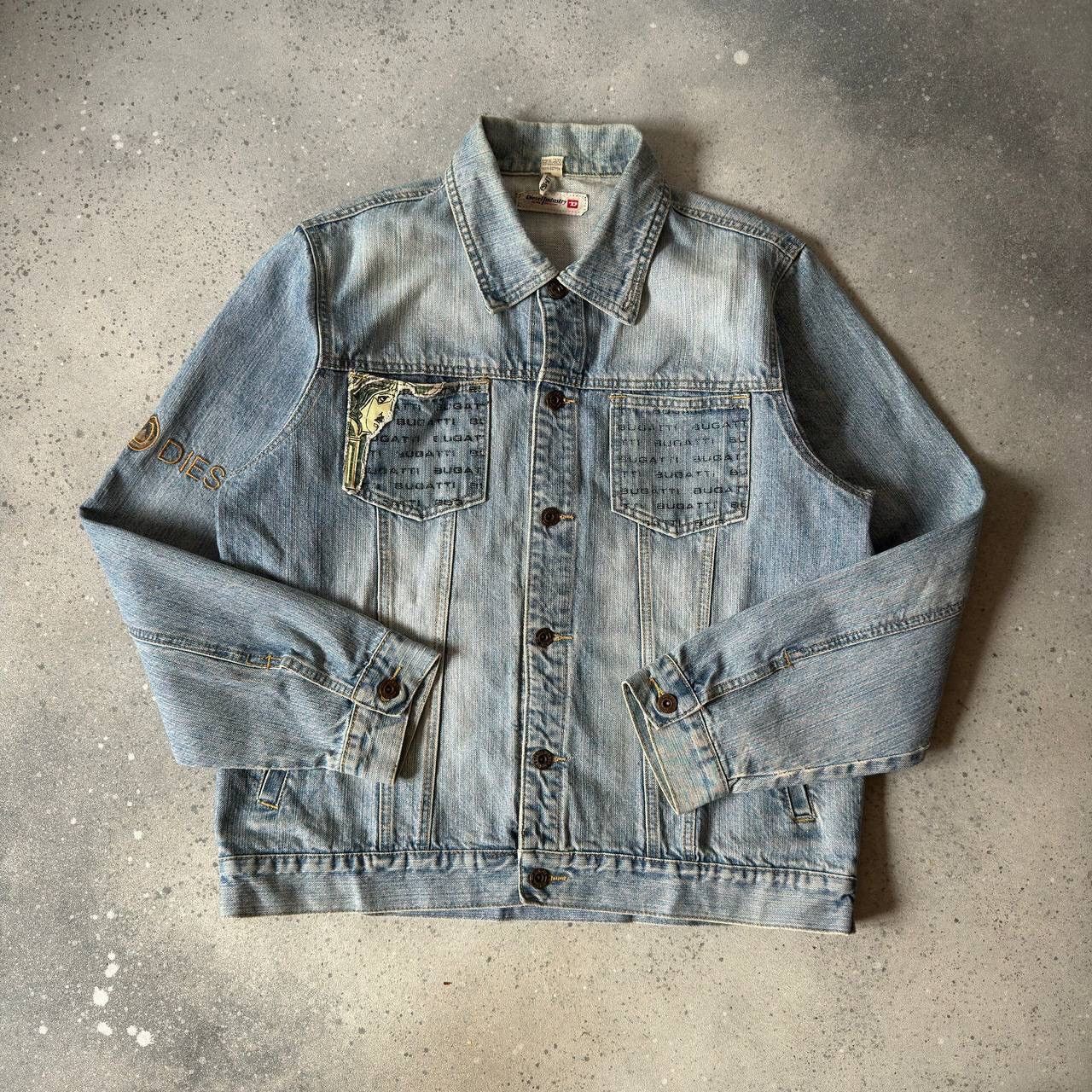 Diesel Vintage Avant Garde Washed Denim Jacket