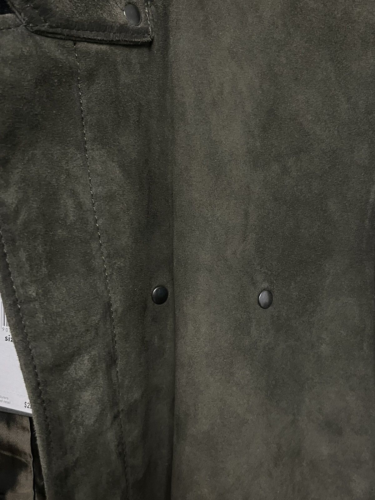 John Varvatos 3/4 garment washed leather jacket. EU 48 USA 38 Size US M / EU 48-50 / 2 - 11 Thumbnail