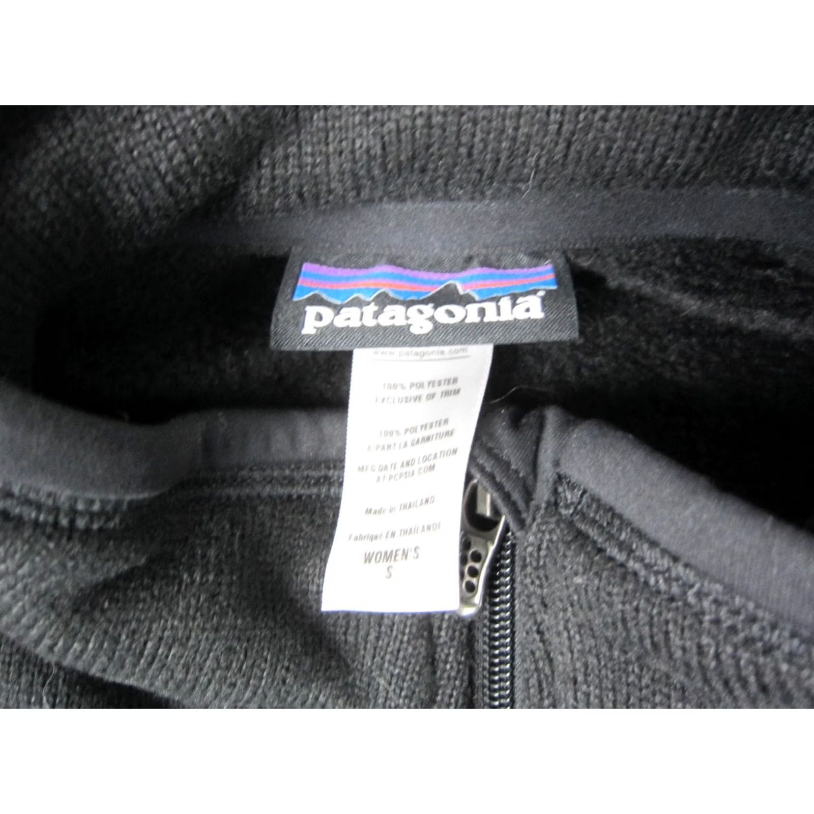 Patagonia Patagonia Better Sweater Women Small Black Fleece Full Zip Outdoor Hiking Womens Sweatshirt Jacket Size S / US 4 / IT 40 - 4 Thumbnail
