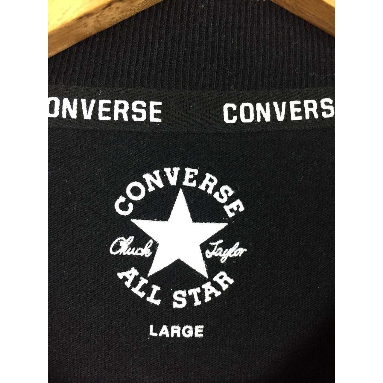 Converse × Vintage Converse All Star Embroidered Logo Long Sleeve Tee Size US L / EU 52-54 / 3 - 7 Thumbnail