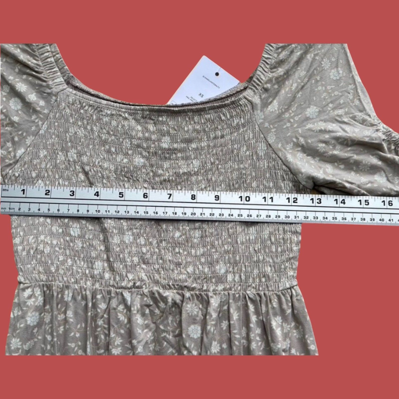 Other Isabel Maternity - Women's Maternity Blouse - Cream Floral - Size XS / US 0-2 / IT 36-38 - 4 Thumbnail