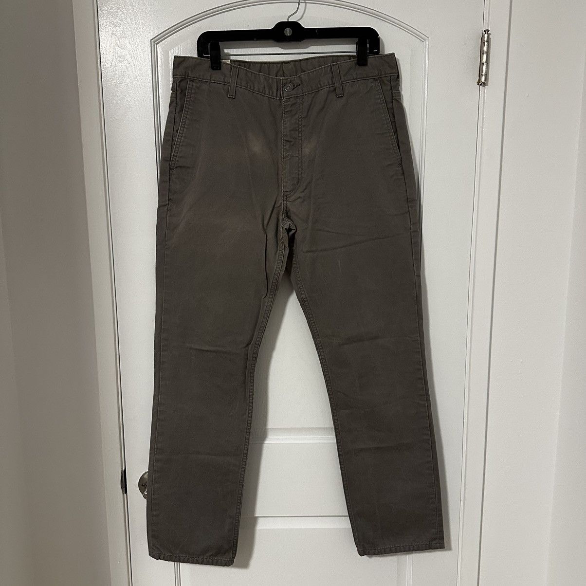 Levi's Levi's 511 Slim Fit Hybrid Chino Trouser Pants, Grey, 36x32 Size US 36 / EU 52 - 1 Thumbnail