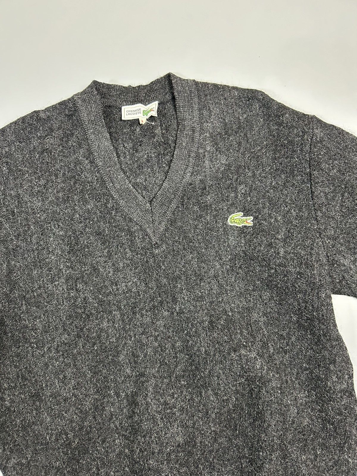 Lacoste Vintage Chemise Lacoste Wool Sweatshirt Size US M / EU 48-50 / 2 - 4 Thumbnail