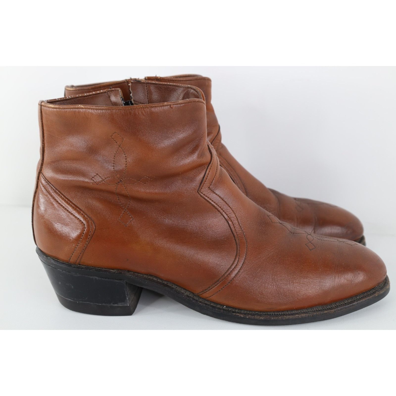 Vintage Vintage 70s Streetwear Tribal Leather Side Zip Boots Size US 9 / EU 42 - 4 Thumbnail