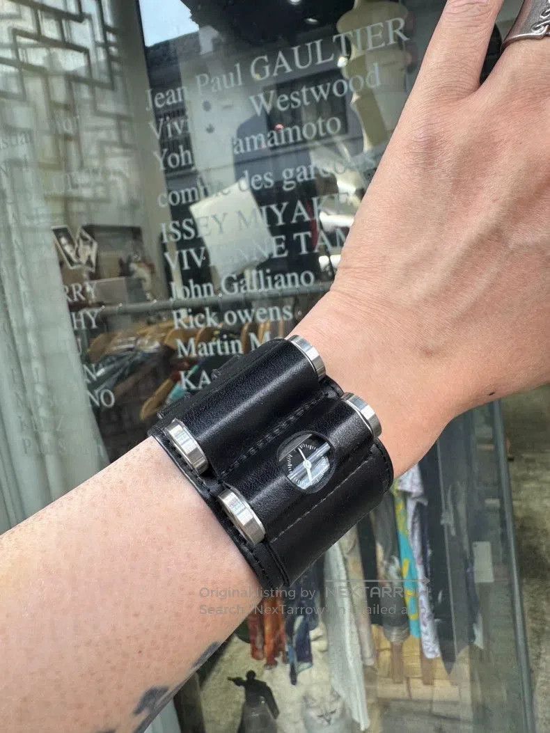 Jean Paul Gaultier Jean Paul GAULTIER Leather Bullet Watch. Size ONE SIZE - 3 Thumbnail