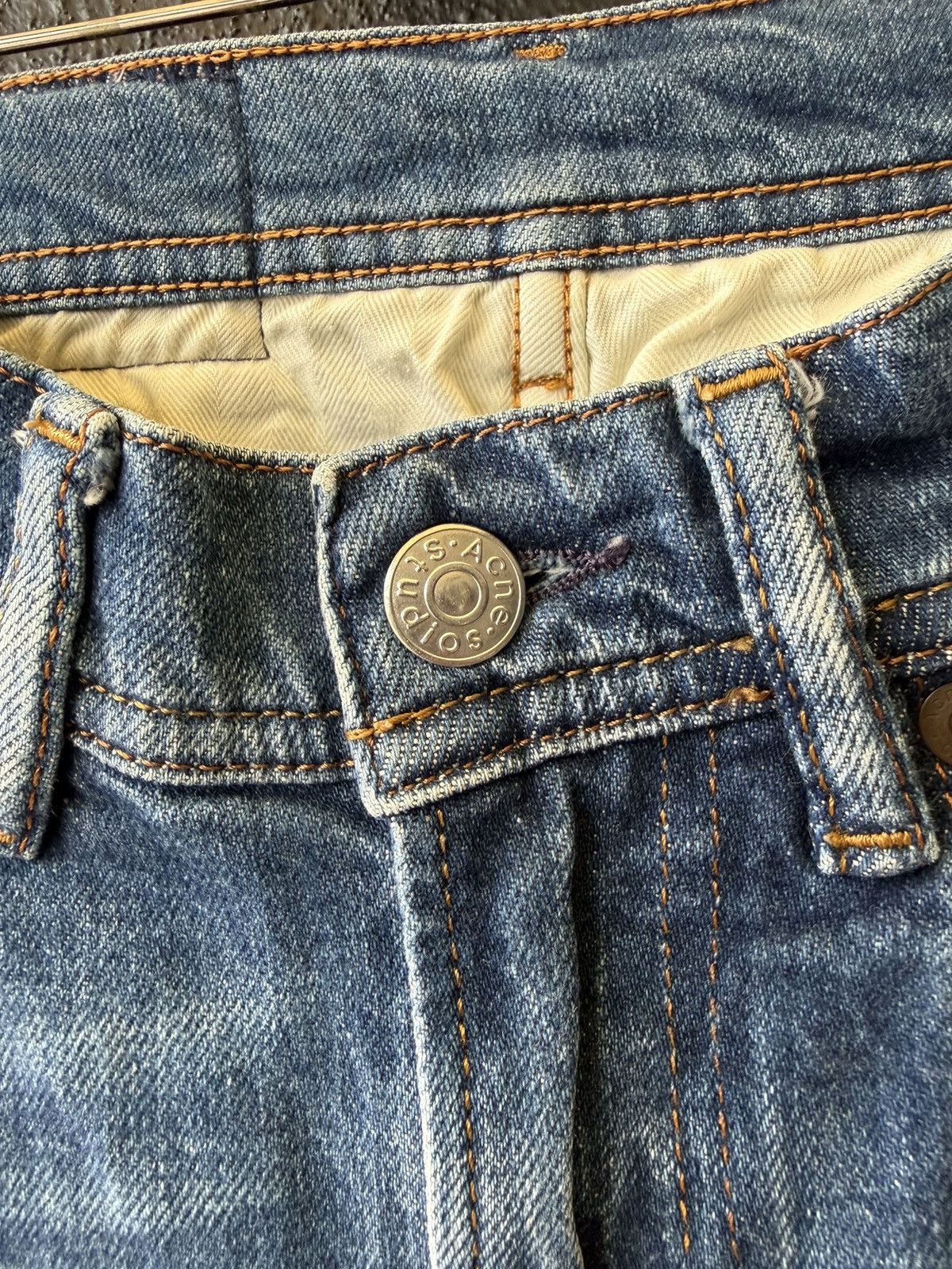Acne Studios Acne Studios Vintage Wash Slim Fit Jeans Size 25" / US 0 / IT 36 - 4 Thumbnail