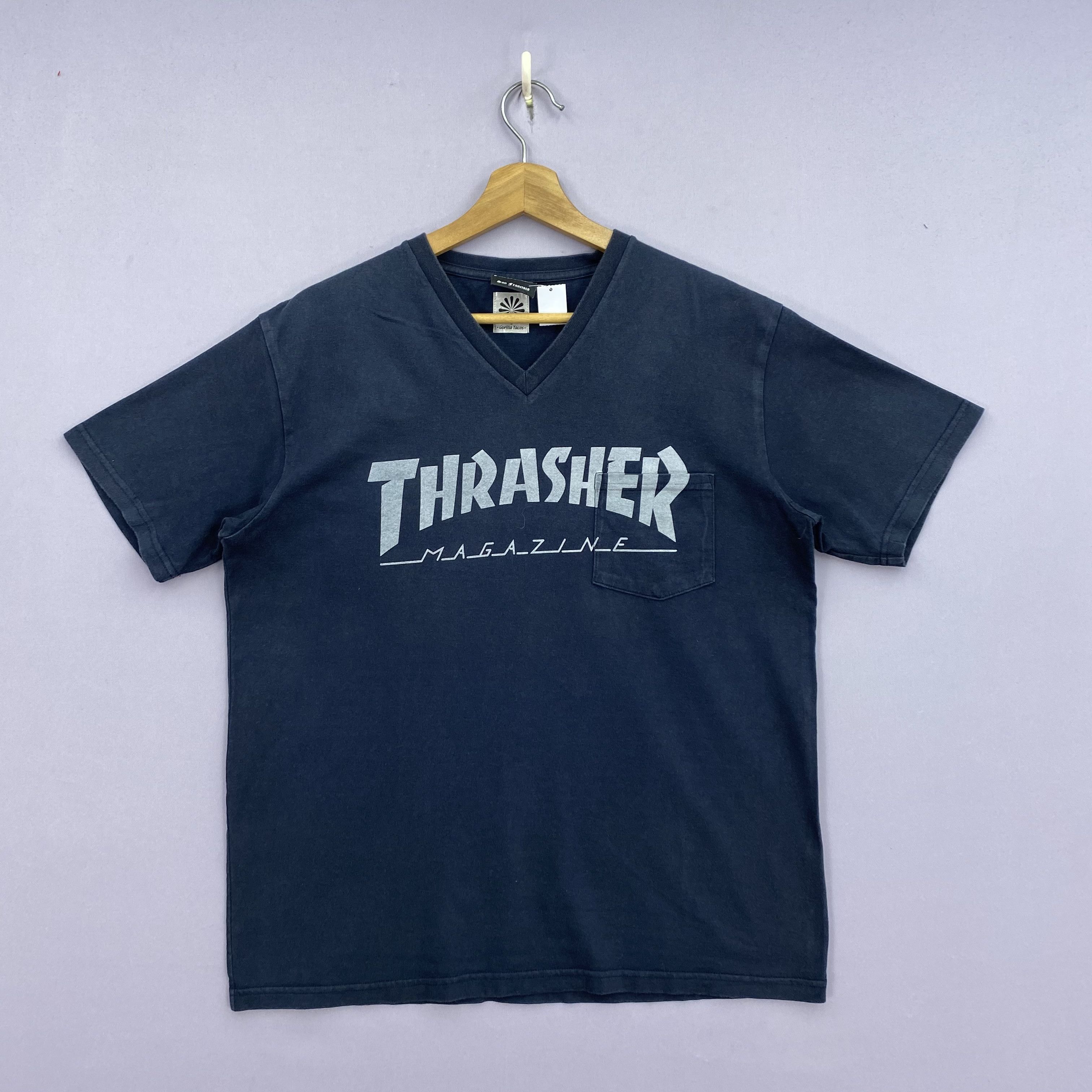 Thrasher Vintage Thrasher Magazine T-Shirt Skateboarding Crewneck Tee Size US M / EU 48-50 / 2 - 1 Thumbnail