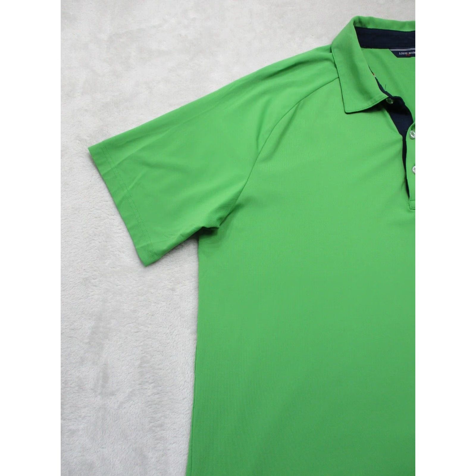 Vintage Louis Made 110 Golf Polo Shirt Mens Large Green Short Sleeve Tennis Rugby Size US L / EU 52-54 / 3 - 6 Thumbnail