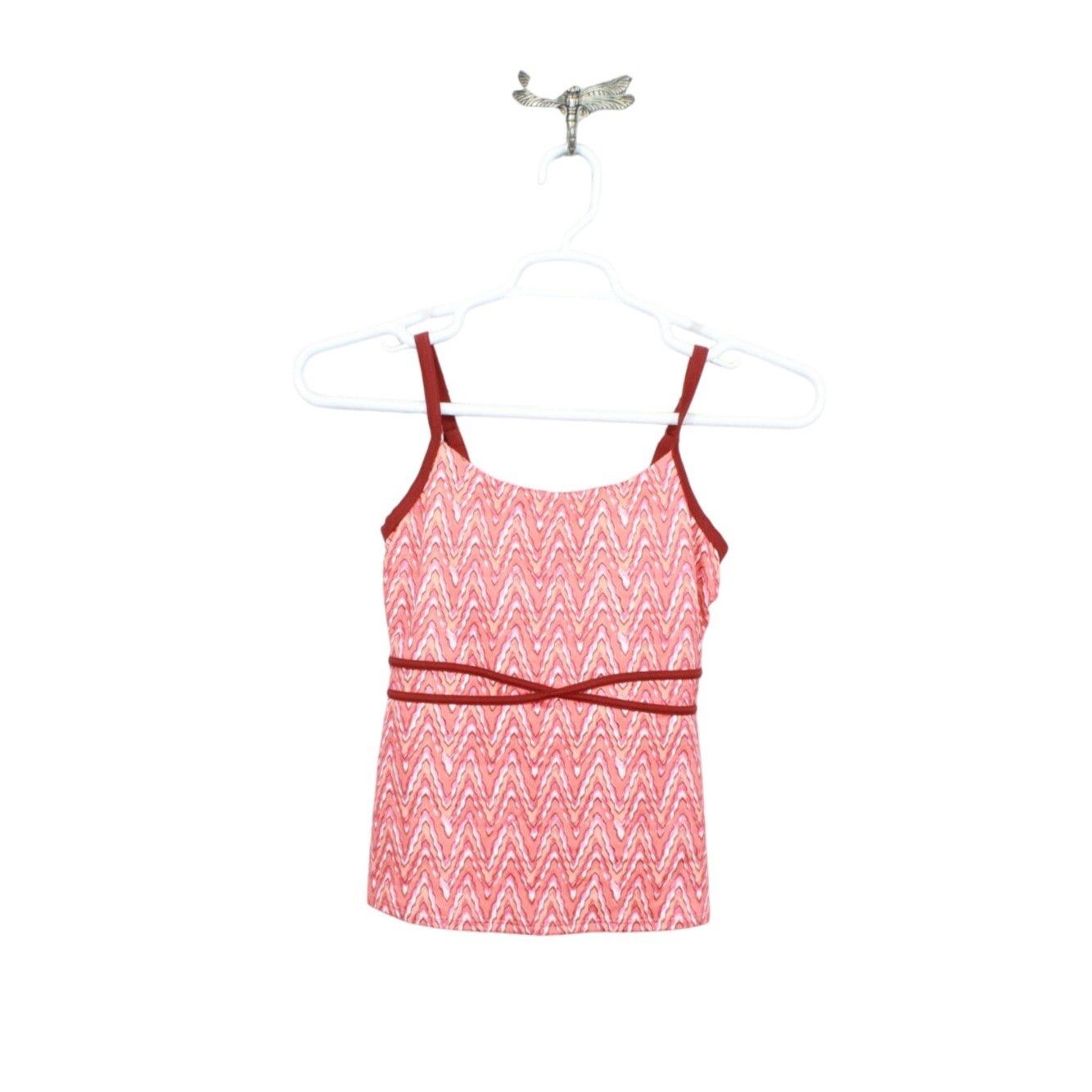 L.L. Bean LL Bean Tankini Swimsuit Top Lined Cups Print Size 4 Size S / US 4 / IT 40 - 1 Thumbnail