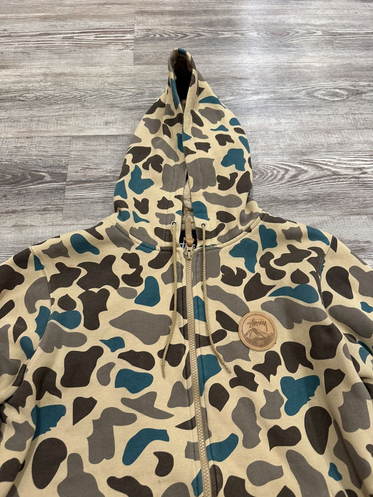 Stussy Stussy men’s camo lined zip up size L Size US L / EU 52-54 / 3 - 2 Thumbnail