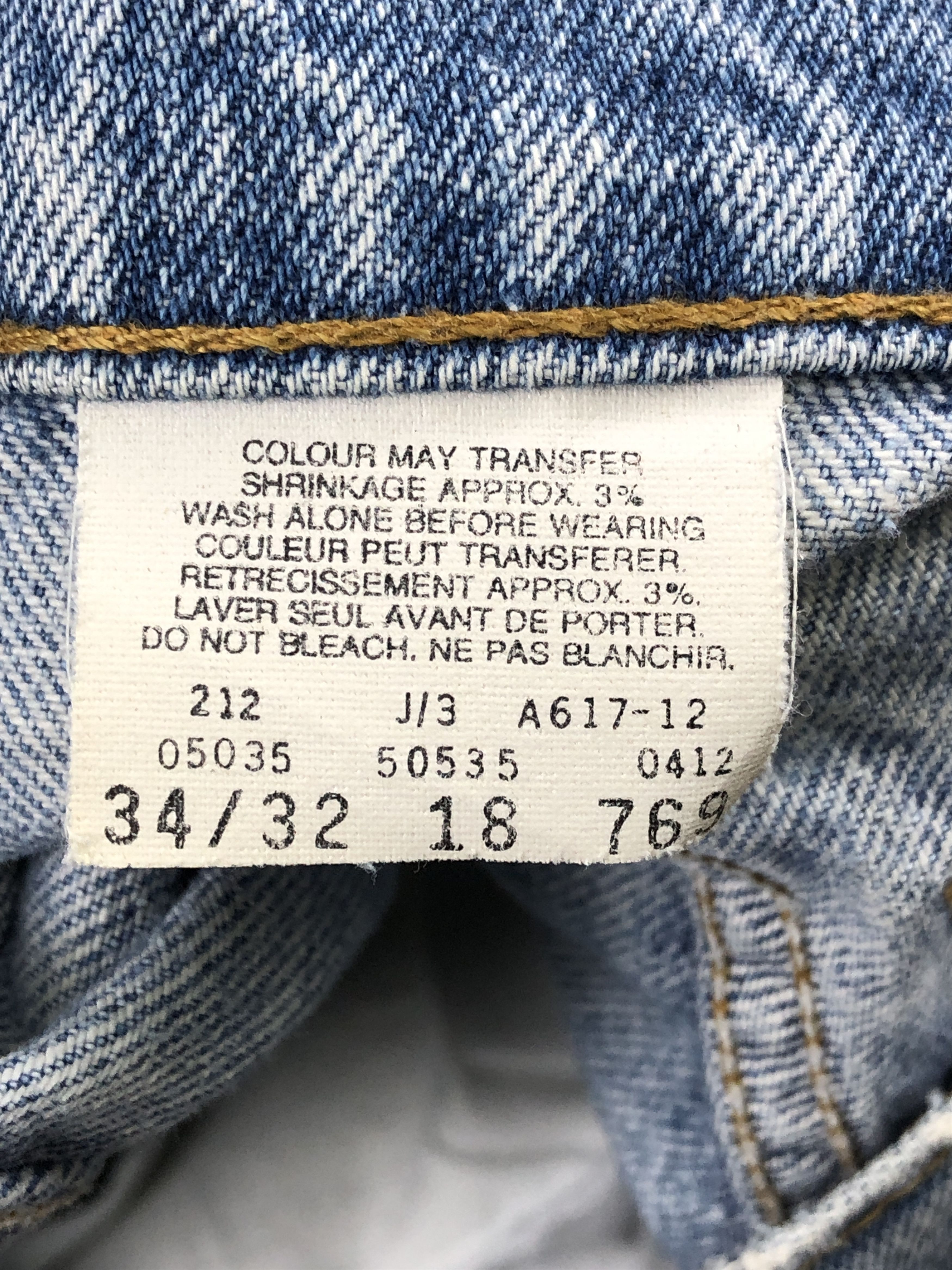 Levi's Vintage 80s Levis 535 Light Washed Jeans DP2287 Size US 32 / EU 48 - 6 Thumbnail