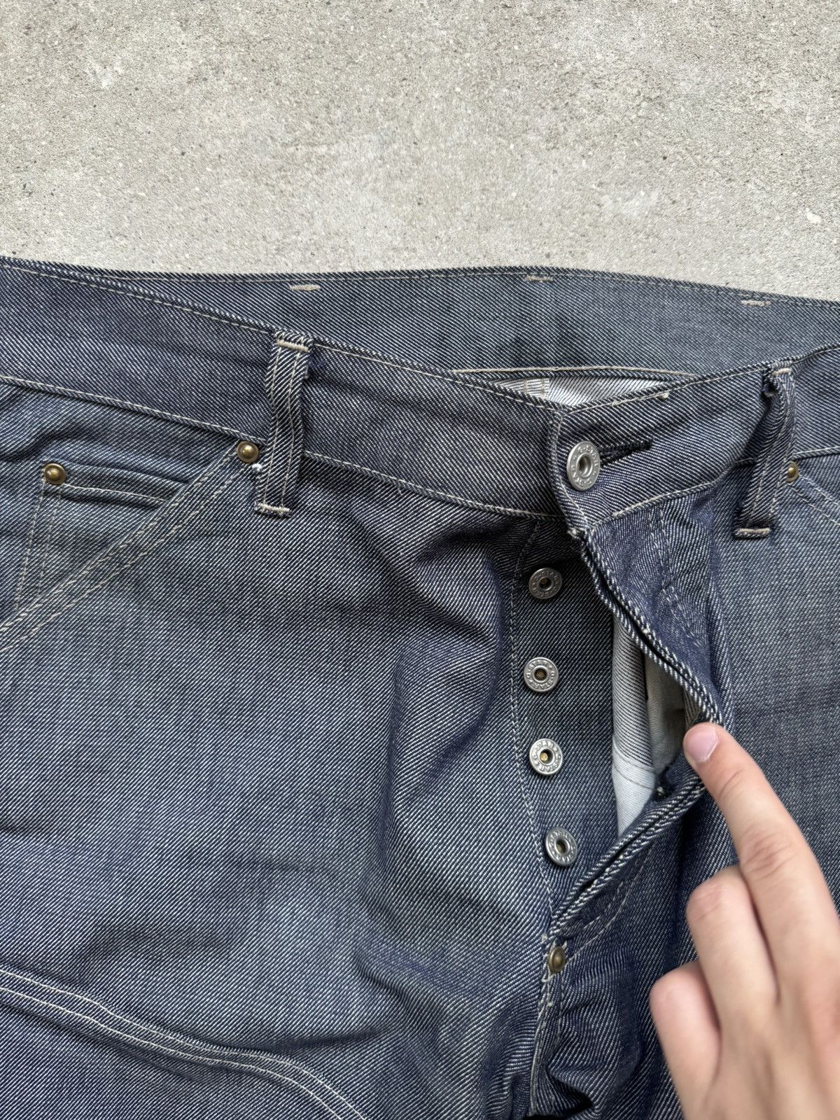 G-Star Vintage G-Star Raw Double Knee Jeans Size US 32 / EU 48 - 11 Thumbnail