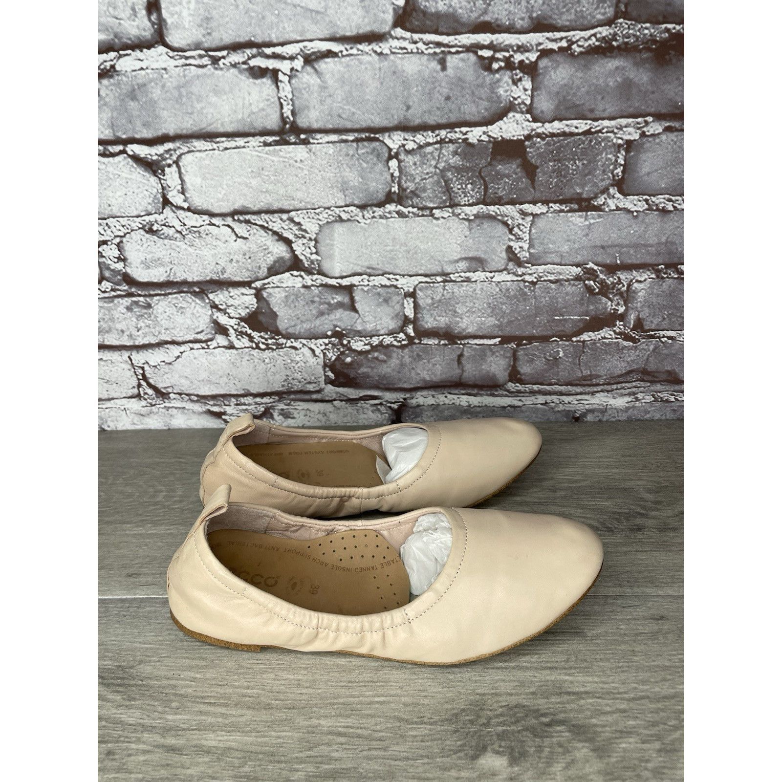 Other 1. State Skylar Ivory Leather Round Ballet Flats Shoes Women Size US 8.5 / IT 38.5 - 14 Thumbnail