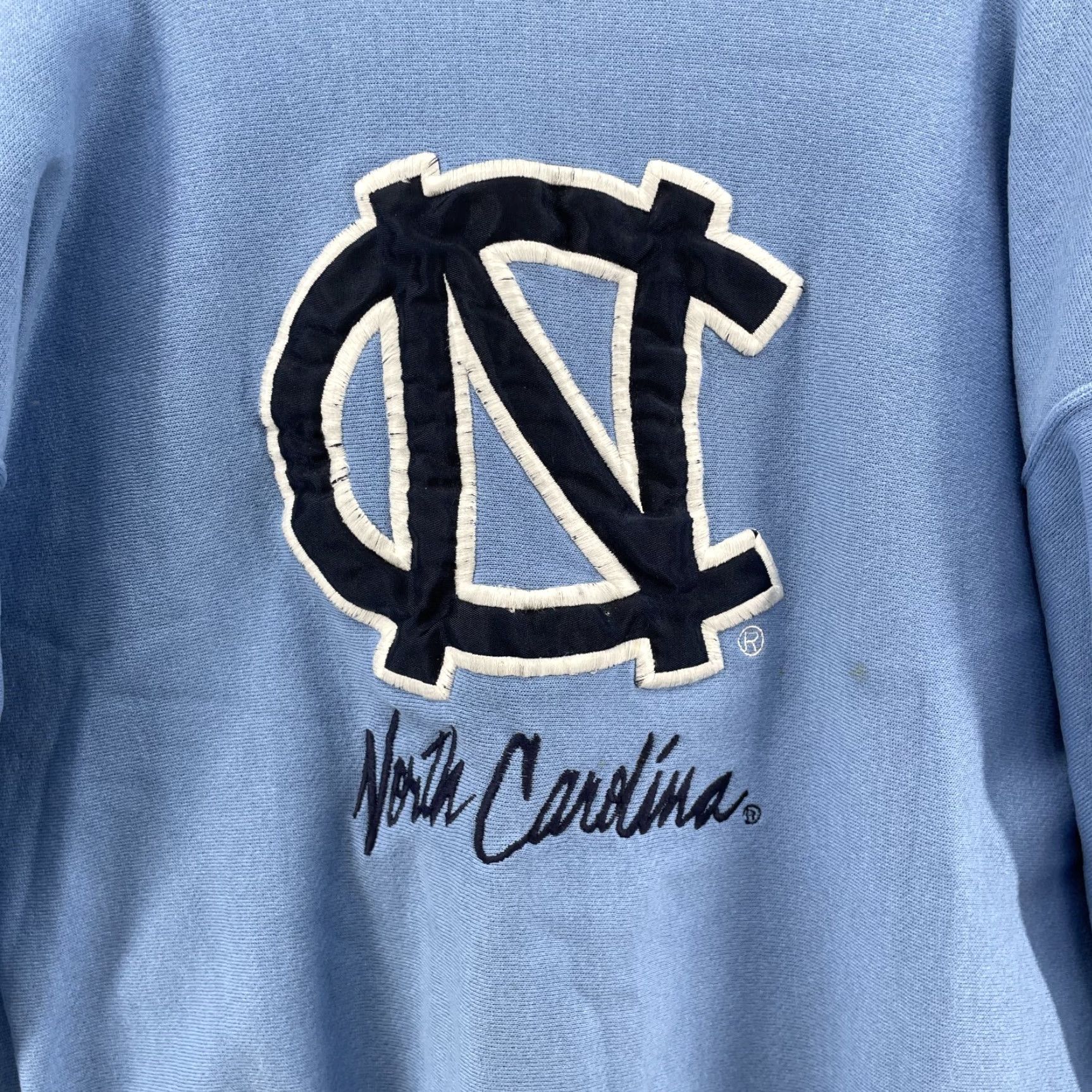 Vintage VTG The Game North Carolina Sweatshirt Large USA Made 90's Streetwear Sportswear Size US L / EU 52-54 / 3 - 2 Thumbnail