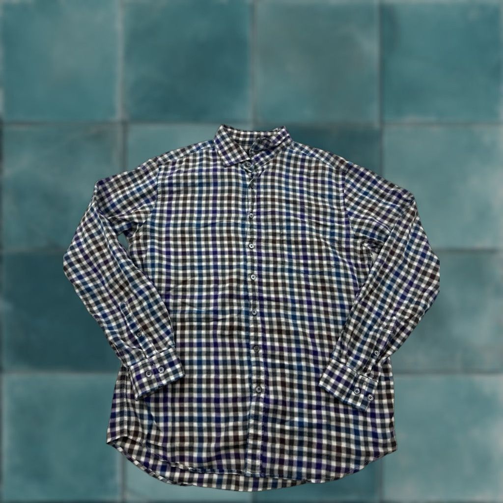 Rodd & Gunn Rodd & Gunn Shirt Mens XL Gingham Plaid Long Sleeve Button-Up Multicolor Classic Casual Business Workwear U n i s e x A d u l t s Mens Size US XL / EU 56 / 4 - 1 Thumbnail